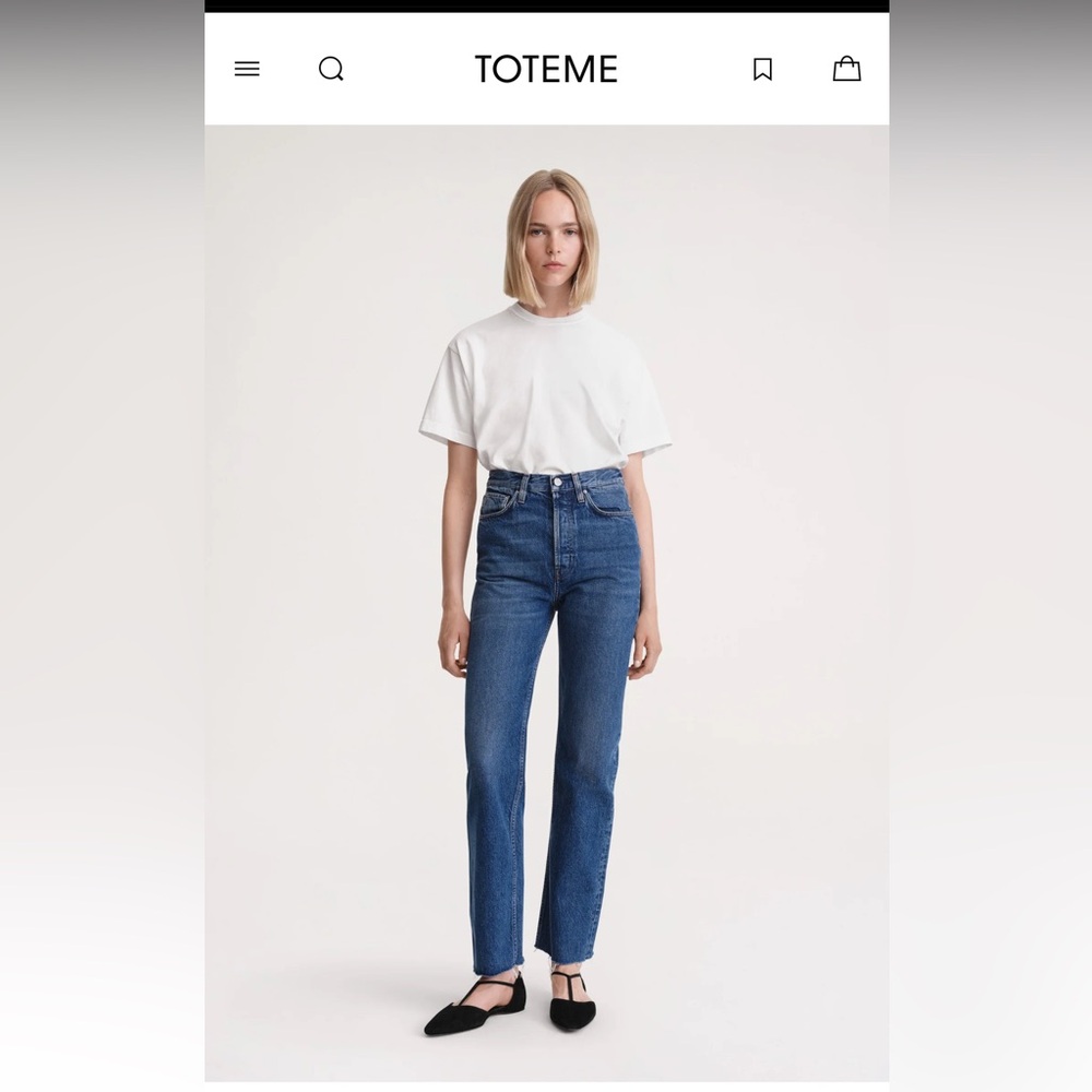 Toteme Classic Cut denim size 24x30 in Mid Blue